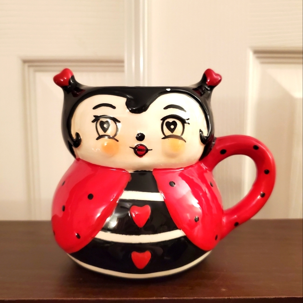 Johanna Parker Ladybug Valentine's Day Mug